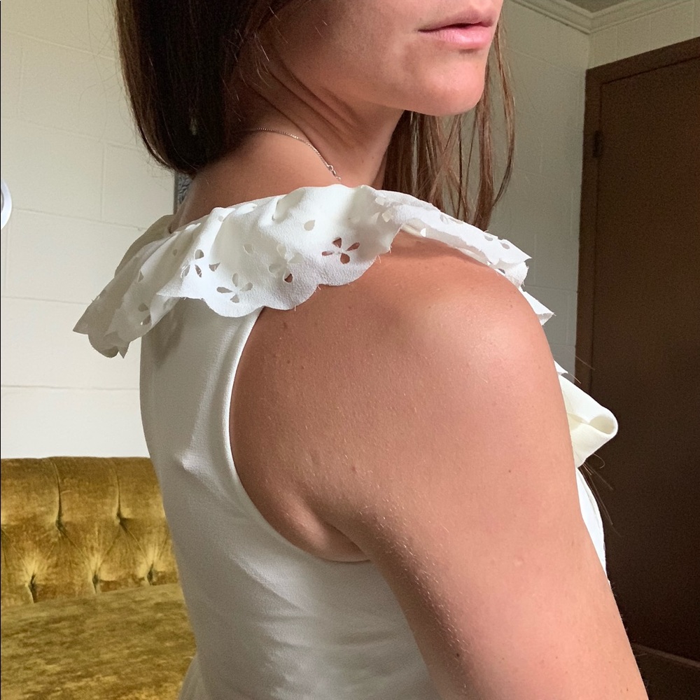 💛 VTG handmade white top - Picture 6 of 15